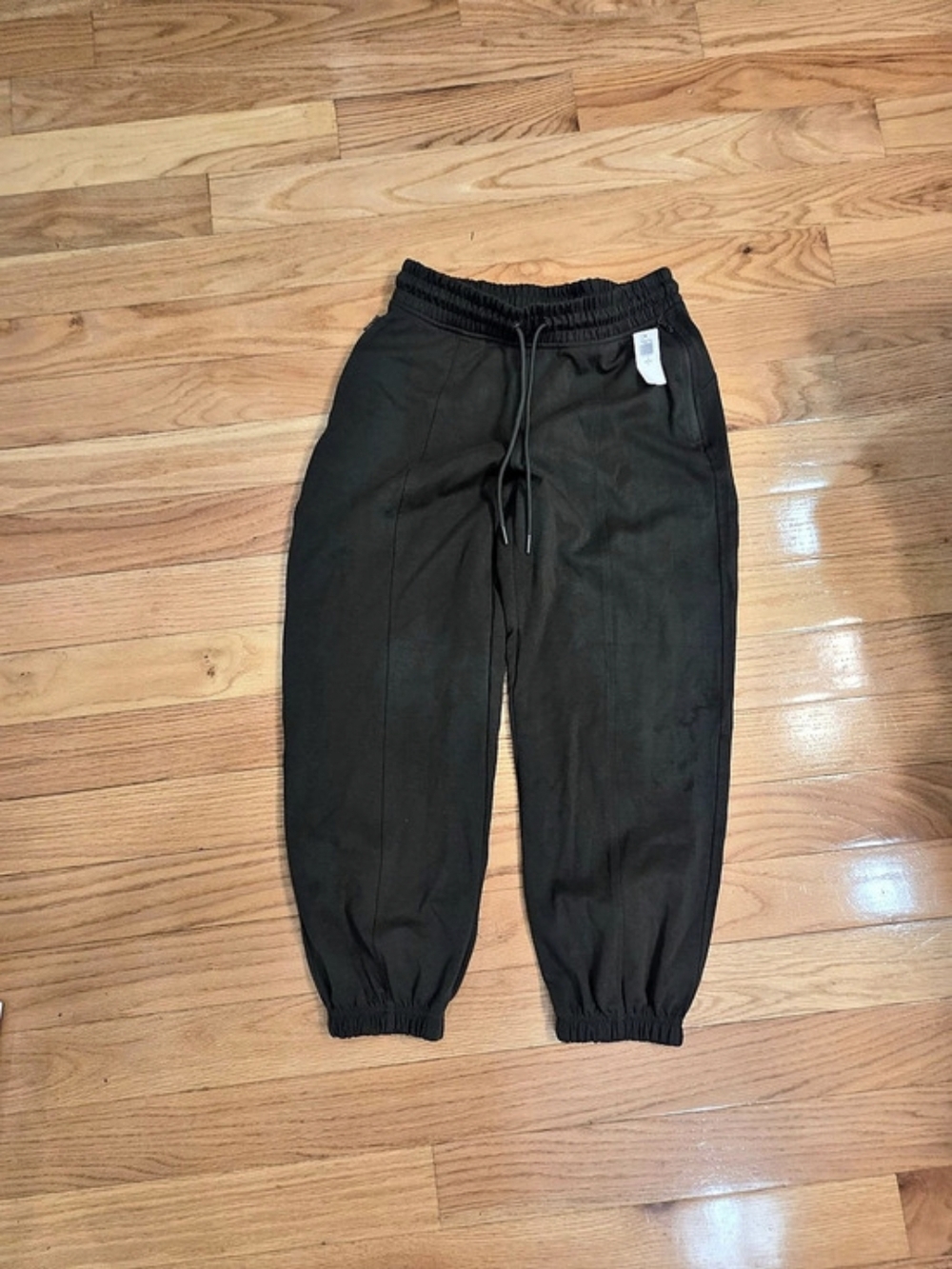 Old Navy Dynamic Fleece High-Rise Jogger Black Small PETITE